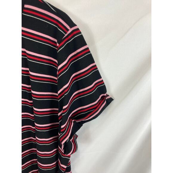 Torrid Slim Fit Feather Light Slub Crew Neck Raglan Cuffed Sleeve Tee Size 4X - Picture 4 of 8